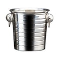 thumbnail image 2 of Barware Set Stainless Ice Bucket with Handles Thickened Wine & Beer Chiller for Bar and Home Use, 2 of 8