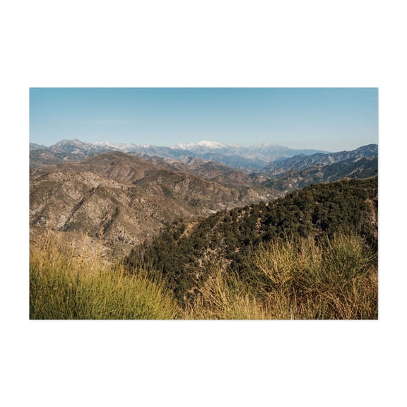 Mount Wilson Views 02 - Los Angeles California Photography Mountain Nature Landscape Scenic Wilderness Travel Poster Rural Unframed Wall Art Print 4 x 6 inches