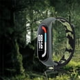 thumbnail image 3 of Nylon Band for Xiaomi Mi Band 7 6 Bracelet Sport Loop Watchband Breathable Camouflage Pattern Wristband for Miband for Mi band 5 4 3, 3 of 8