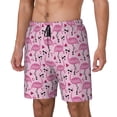 thumbnail image 2 of Fotbe Cute Watermelon Flamingo Men’s Swim Trunks Quick Dry Swim Shorts Board Shorts with Mesh Lining-XX-Large, 2 of 9