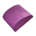 thumbnail image 1 of Bewildely Multifuncional y adecuado para varios escenarios - Almohada para soporte de cintura Cojín para silla de comedor Gamuza Púrpura Type3 NO3, 1 of 6