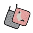 thumbnail image 2 of Caroline's Treasures Nun Pigeon Pink Check Pair of Pot Holders, 2 of 3