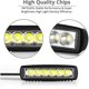 thumbnail image 2 of Luz Led de trabajo de 18w, 12v, 24v, luz Led de trabajo, barra impermeable, lámpara estrecha para barco, camión, coche, Suv, Atv, 4wd, todoterreno, 2 of 5