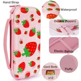 Trunple Cute Strawberry Carrying Case, Nintendo Switch 2017, Pink ...