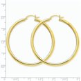 thumbnail image 4 of Primal Gold 14K Yellow Gold 3mm Tube Hoop Earrings, 4 of 4