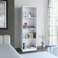 thumbnail image 2 of 4-Tier Tall Bookcases 71.1" Freestanding Storage Living Shelves Bookcase, 2 of 6