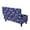 American Flag, variant on Jiueut Blue Jellyfish Coral Print Jacquard Ottoman Cover Slipcovers Folding Storage Stool Furniture Protector Cover Soft Thick Rectangle Foot Rest Slipcover with Elastic Bottom, Small