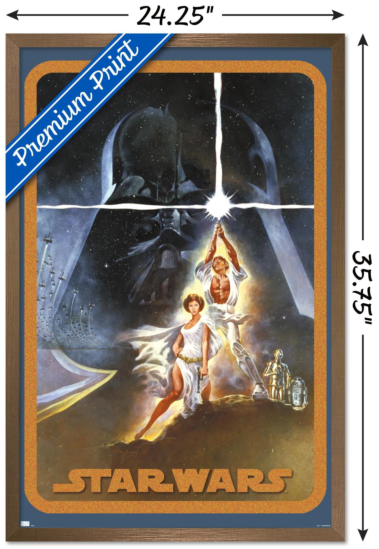 Star Wars: A New Hope - Galaxy Pose Wall Poster, 22.375