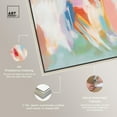 thumbnail image 4 of Art Remedy Saturaded Colors Art Canvas, 24" x 24", Silver Frame, Amonada II Set, 4 of 5