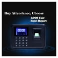 thumbnail image 3 of Time Clock,Fingerprint Attendance Machine A01 Punch Card Machine Fingerprint Type Work Sign-In Machine, 3 of 5