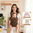 thumbnail image 5 of Baby Carrier Infant Carrier Ergonomic Baby Carrier Backpack,Breathable Front Back Carrying Wrap Seat for Newborn Toddlers up to 33 lbs, 5 of 8