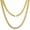 7 MM Yellow Gold, variant on Italian Solid 18k Gold Over 925 Sterling Silver Chain Necklace for Men Women, 3.5mm, 5mm Diamond Cut Cuban Link Chain, Sturdy & Shiny & Not Easy to Fade & Comfortable 16 18 20 22 24 26 Inch