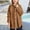 Brown, variant on Teen Girls Fleece Jacket Long Sleeve Button down Jacket with Pocket Warm Lined Coat Outerwear Winter Clothes Girl Clothes 11-12 Years