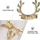 thumbnail image 2 of FELTECHELECTR 4 anillos para servilletas navideños, broches para servilletas de mesa de comedor, decoración para fiestas, anillos para pañuelos, 2 of 4