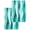 Aqua, variant on Turquoise Stripes Kitchen Dish Towels for Drying Dishes Set of 2, Vintage Farmhouse Ripple Texture Art Waffle Weave Microfiber Hand Tea Bathroom Towels Quick Dry & Absorbent Towel 15.7x23.6