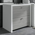 thumbnail image 2 of Pemberly Row 2-Drawer Engineered Wood Lateral File Cabinet in Gray/Pure White, 2 of 11