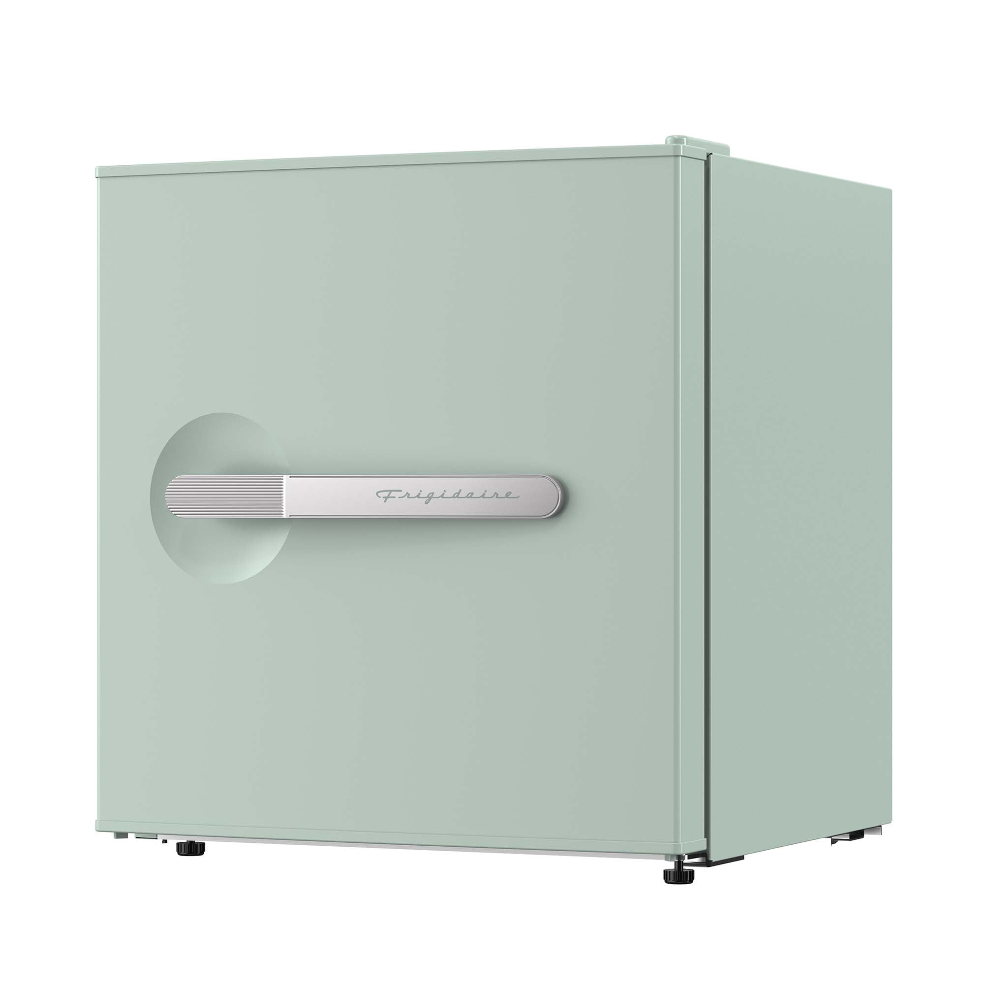 Frigidaire 1.6 Cu. ft. Retro Compact Refrigerator with Chiller Compartment, Mini Fridge for Bedroom, Dorm, Office, Sage