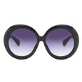 thumbnail image 2 of Gafas de sol retro Sunnimix para mujer Montura Negra Lente Gris degradado, 2 of 8