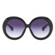 thumbnail image 2 of Gafas de sol retro Sunnimix para mujer Montura Negra Lente Gris degradado, 2 of 8