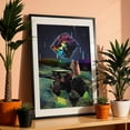 thumbnail image 3 of Traveling In A Lucid Dream - Salisbury England United Kingdom Collage Black Framed Wall Art Print 12 x 18 inches, 3 of 8
