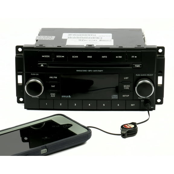 Restored 12-14 Dodge 1500 2500 3500 Pickup Jeep Liberty Wrangler AM FM CD RES P05091164AA (Refurbished)
