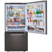 Lg Lrdcs2603 33 Wide 25.5 Cu. Ft. Energy Star Rated Bottom Freezer Refrigerator -