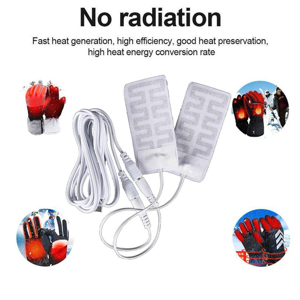 5V USB Heated Gloves DIY Heated Pad For Feet Gloves Mouse Mat Winter Heater HGBE 