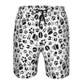 thumbnail image 4 of Naloa Black Footprints Men's Beach Shorts, Surfing shorts, Swim trunks, Quick Dry Swim Trunks for Surfing Beach Fun - XX-Large, 4 of 9