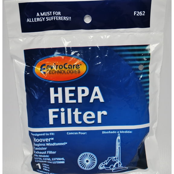 Replacement Part For Hoover Bagless Windtunnel Canister HEPA Exhaust Filter F262