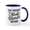 White/Navy Inside, variant on CafePress - Nasty Woman Mug - 11 oz Ceramic Mug - Novelty Coffee Tea Cup