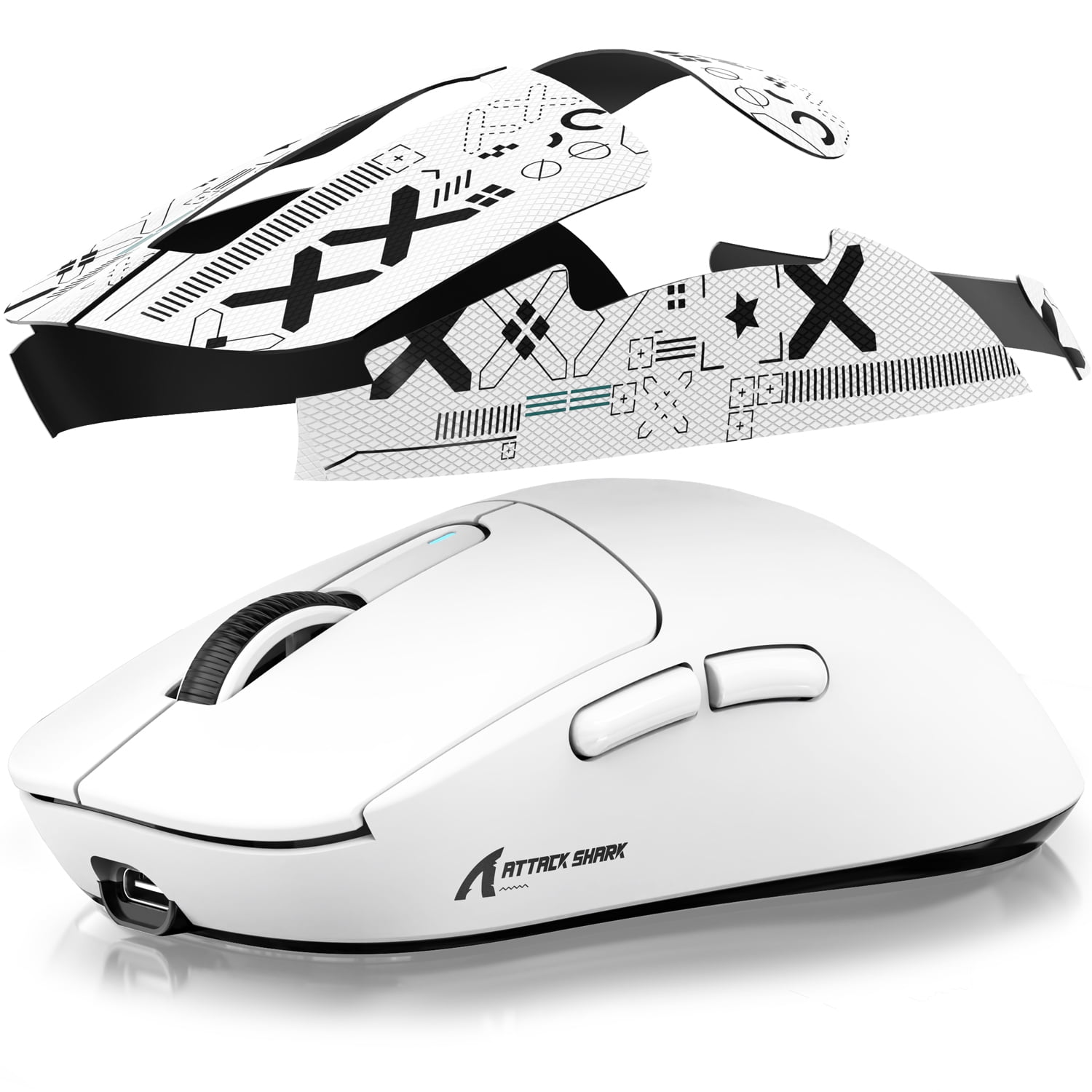 ATTACK SHARK R5 Ultra Carbon Fiber 8000Hz Wireless Gaming Mouse
