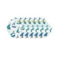 thumbnail image 2 of Dockside Cotton Quilted Round Reversible Placemats Set of 6, 17", 2 of 7
