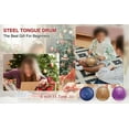 thumbnail image 4 of Steel Tongue Drum Kids Instrument: Musical Metal Tank Drums Set 6 Inch 11 Notes C-Key for Meditation Yoga Education Percussion with Bag, Music Book, Mallets, Finger Picks(15 Colors Available), 4 of 5