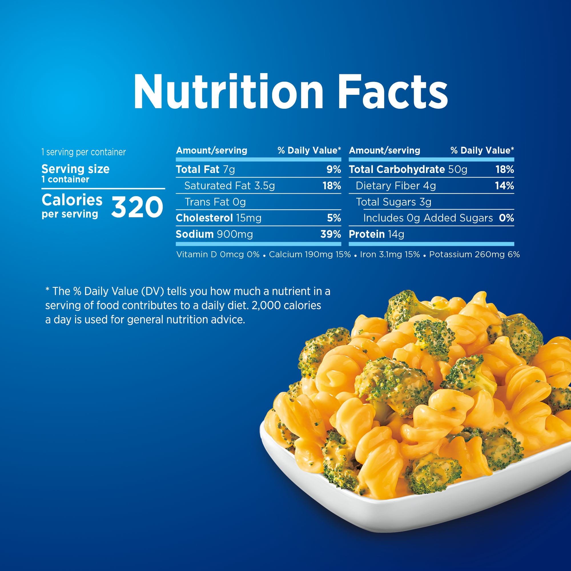 Birds Eye Steamfresh Sauced Cheesy Pasta & Broccoli, Frozen Side, 10.8 oz. Bag