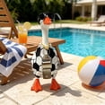 thumbnail image 4 of Sruoe Desk Goose Outfits, Mini Porch Geese Soccer Clothing Sunglasses, 7 Inch Mini Porch Goose Clothes, Costume Clothes for Table Decor Tabletop Goose Accessory Holiday All Seasons Holiday, 4 of 5