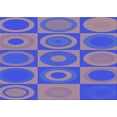 thumbnail image 1 of Ahgly Company Indoor Rectangle Patterned Balloon Blue Area Rugs, 5' x 8', 1 of 6