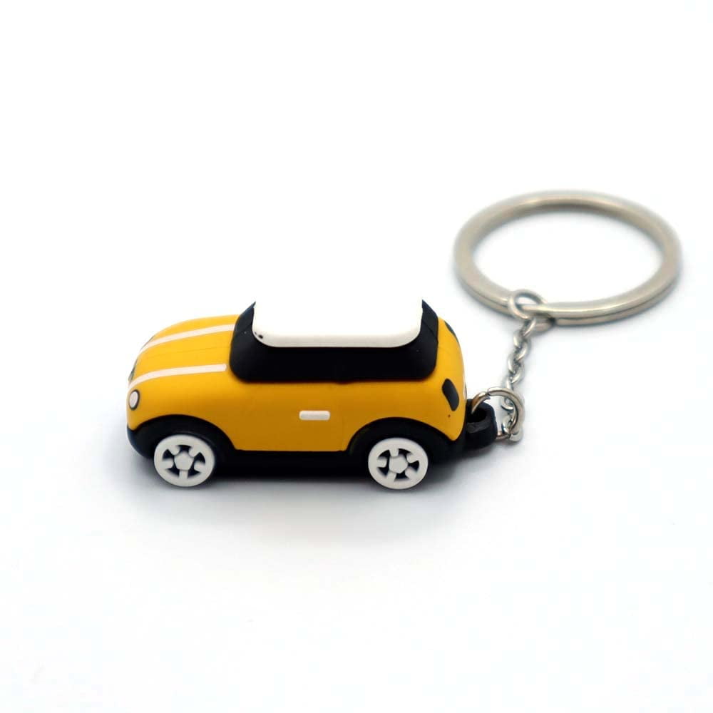 Keychain with MINI Cooper(Silicone Model), 3D OM, Stylish Cute Adorable