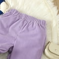 thumbnail image 6 of WOYY Infant Girls Outfits Ruffle Zipper Mock Neck Sweatshirt Pants Set, Sizes 6M-3T, 6 of 6