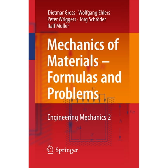 Mechanics of Materials - Formulas and Problems: Engineering Mechanics 2, (Paperback)