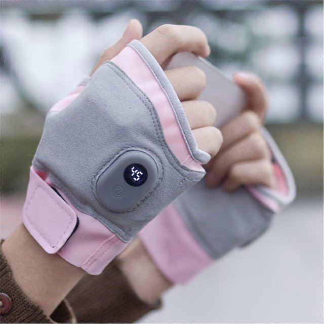 ElectricFingerless Heating Writing Gloves for Students,Hand Warmer for Indoor and Outdoor