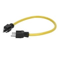 thumbnail image 3 of AC125V 15A Rallonge Électrique 12AWG Rallonge en PVC Câble d'Alimentation Étanche pour Usage Intérieur Extérieur, 3 of 8