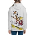 thumbnail image 4 of Calvin And Hobbes Youth Hoodies 3d Print Pullover Hooded Sweatshirt Unisex Casual Sweater Tops Blouse Long Sleeve Kids Hoodie Large, 4 of 8