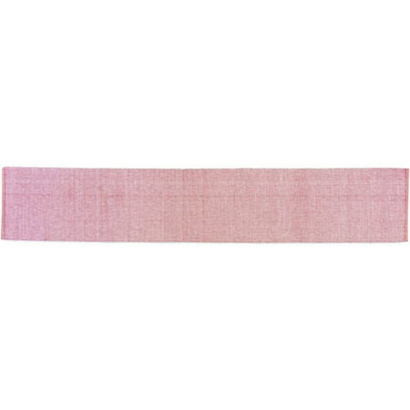 Ashton Red Ribbed Runner 13x72