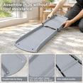 Gray Rain Gutter Downspout Splash Block Extensions, 3 Pack, 24 Inch ...