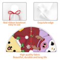 thumbnail image 4 of Sigee Sanrio Cb for Christmas Decoration Tree Skirt Christmas Tee Skirt with Pom Pom Trim,Christmas Home Decor Holiday Tree Skirt Fits Christmas Tree,30", 4 of 8