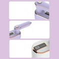thumbnail image 6 of Handheld Garment Steamer - 2-in-1 Wrinkle Remover, Travel Iron, 1000W Fast Heating with 100ml Tank for Suits Silk, Portable Clothes Care, Compact Fabric Refresher, Green, 6 of 8