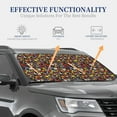 thumbnail image 7 of Picia Spring And Summer Flowers 2 Piece Car Windshield Sun Shade Foldable | Foldable Sun Shield for Front Window Blocks UV Rays and Keeps Your Vehicle Cool-Medium, 7 of 7