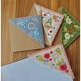 thumbnail image 2 of Everyble Personalized Hand Embroidered Corner Bookmark - Shipping from USA - 26 Letters and 4 Seasons - Felt Triangle Page Stitched Corner Handmade Bookmark (Winter - E), 2 of 3