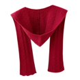 thumbnail image 3 of Bufanda con capucha, chal cálido para acampar, citas, esquí, invierno y otoño. rojo, 3 of 8