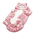 thumbnail image 2 of Danhjin Adorable Fun Cats-Shaped Area Rug Stylish Unique Home Decor Carpet Handmade & Premium for Living Rooms Cartoon Bedrooms Children Room Bedsie Floor Mat Door Mat Soft Plush, 15.7in*23.6in, 2 of 6